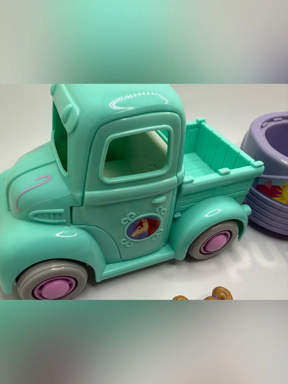 Fisher-Price loving family sweet streets petting farm truck & trailer figures